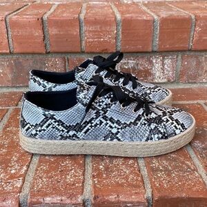 Olivia Miller Step On It Women's Platform Espadrille Sneakers Size 9
